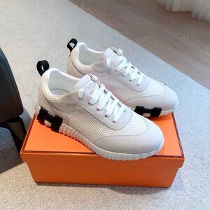 Hermes Bouncing Sneaker White